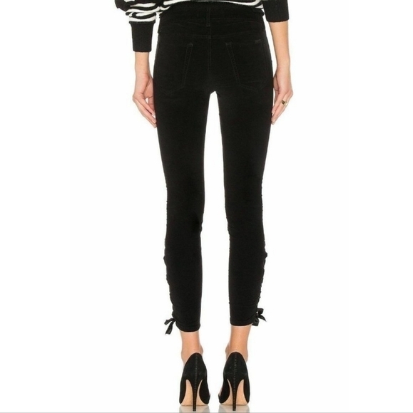 Joe's Velvet Skinny Jeans Ribbon Ankle Tie Size 26 NWT - Picture 8 of 8